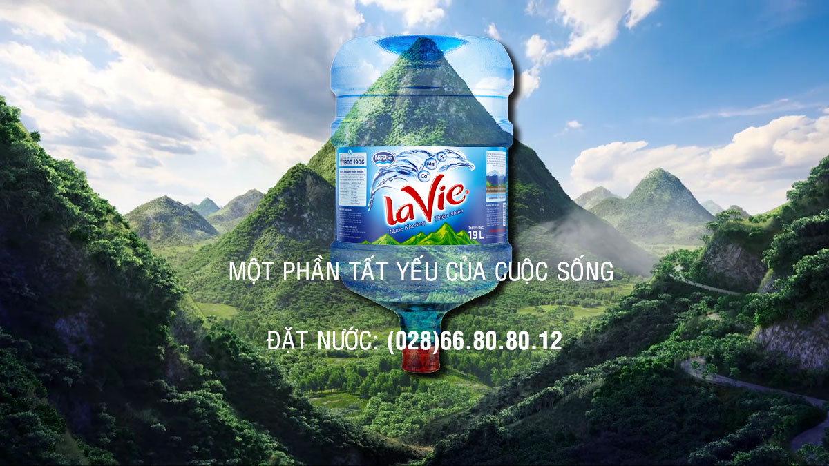 Nước khoáng LaVie - Một phần tất yếu của cuộc sống