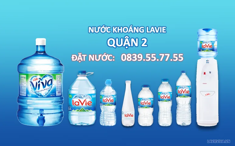 Nước khoáng LaVie quận 2